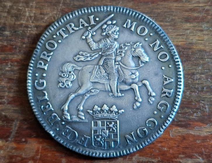 Dukaton (Zilveren Rijder) 1740/30 Utrecht - Uiterst mooi, Postzegels en Munten, Munten | Nederland, Losse munt, Overige waardes