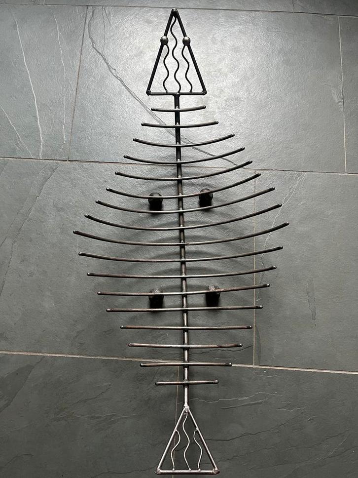 Smeedijzer fruitschaal Mid Century. Nieuw, Antiek en Kunst, Curiosa en Brocante, Ophalen of Verzenden