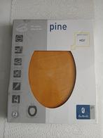 Wc bril van hout Nieuw in verpakking Pine met bevestiging, Doe-het-zelf en Verbouw, Sanitair, Ophalen, Nieuw, Toilet