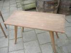 salontafel en bijzettafel jaren 50, oppimper?? zie foto/omsc, Ophalen