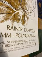 Vintage poster Rainer Tapesser, Monogramm -Polygramm 1988, Deurposter of groter, Ophalen of Verzenden, Reclame, Rechthoekig Staand