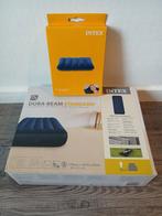 Intex Dura-Beam luchtbed 1-persoons + opblaasbaar kussen, Overige materialen, Verstelbaar, Eenpersoons, Blauw