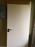 Rechtsdraaiende binnendeur 78x201.5cm incl. kruk, Doe-het-zelf en Verbouw, Ophalen, Gebruikt, Minder dan 80 cm, Binnendeur