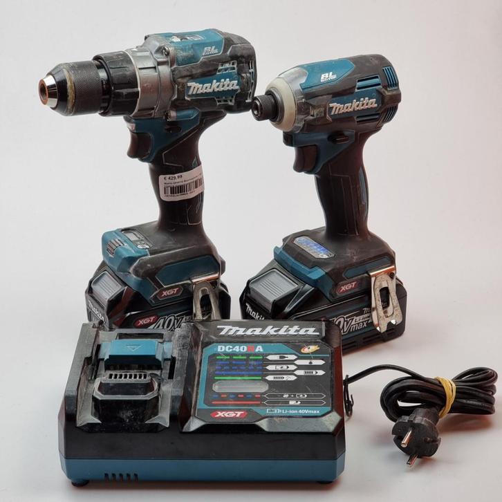 Makita DF001G Boormachine + Makita TD001G Slagschroevendraai, Doe-het-zelf en Verbouw, Gereedschap | Boormachines, Zo goed als nieuw