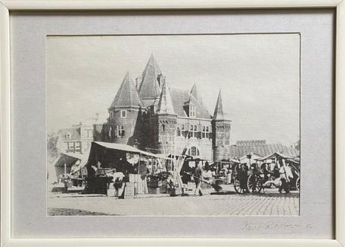 Paul Rollman - Waag en Singel, Antiek en Kunst, Kunst | Litho's en Zeefdrukken, Ophalen of Verzenden