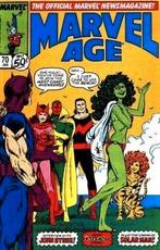 Marvel Age #70 marvel comics 1989 john byrne cover art nieuw, Eén comic, Amerika, Marvel Comics, Nieuw