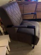 Comfortabele fauteuil - Stijlvolle zitplaats. donkergrijs, Huis en Inrichting, Fauteuils, Ophalen, Gebruikt, 75 tot 100 cm, Stof