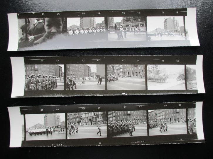 DDR - 3x "Kontaktbogen" NVA parade, Verzamelen, Militaria | Algemeen, Landmacht, Foto of Poster, Duitsland, Verzenden