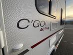Dethleffs C'go Active 475 EL ENKELE BEDDEN-ACTIE MODEL, Caravans en Kamperen, Standaardzit, Schokbreker, Bedrijf, Tot en met 3