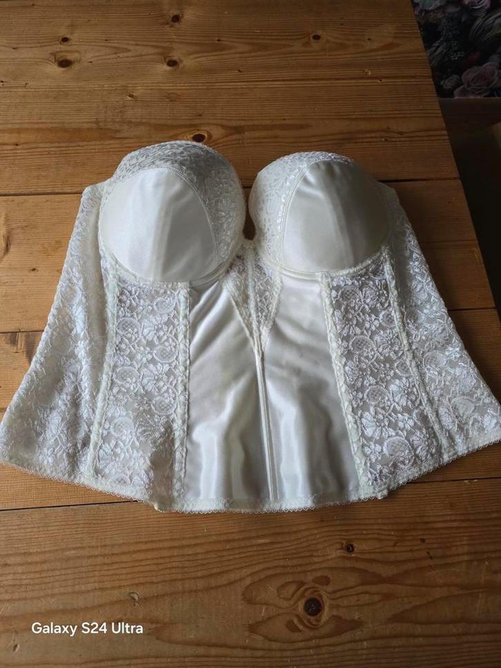 Elegante ivoor torselet, Kleding | Dames, Trouwkleding en Trouwaccessoires, Zo goed als nieuw, Accessoires, Ophalen of Verzenden