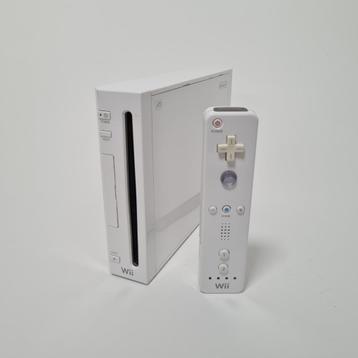 Nintendo Wii Wit met Controller en Kabels beschikbaar voor biedingen