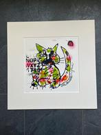 Erik Zwezerijnen ‘Happy Cat’ zeefdruk (gelimiteerde oplage), Antiek en Kunst, Ophalen of Verzenden