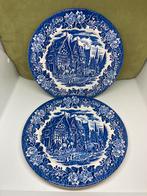 Blauw bord Ironstone (290322), Huis en Inrichting, Keuken | Servies, Ophalen of Verzenden, Zo goed als nieuw, Aardewerk, Overige stijlen