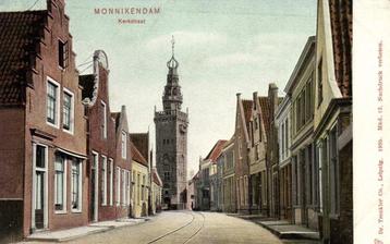 Monnikendam, Kerkstraat - 1905 - ongelopen beschikbaar voor biedingen