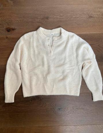 American vintage zachte crème witte trui, wolmix  maat M beschikbaar voor biedingen