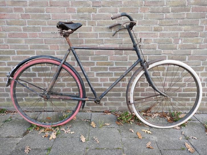 Invecta herenfiets 1936 Gazelle oldtimer project, Fietsen en Brommers, Fietsen | Oldtimers, 55 tot 59 cm, Ophalen
