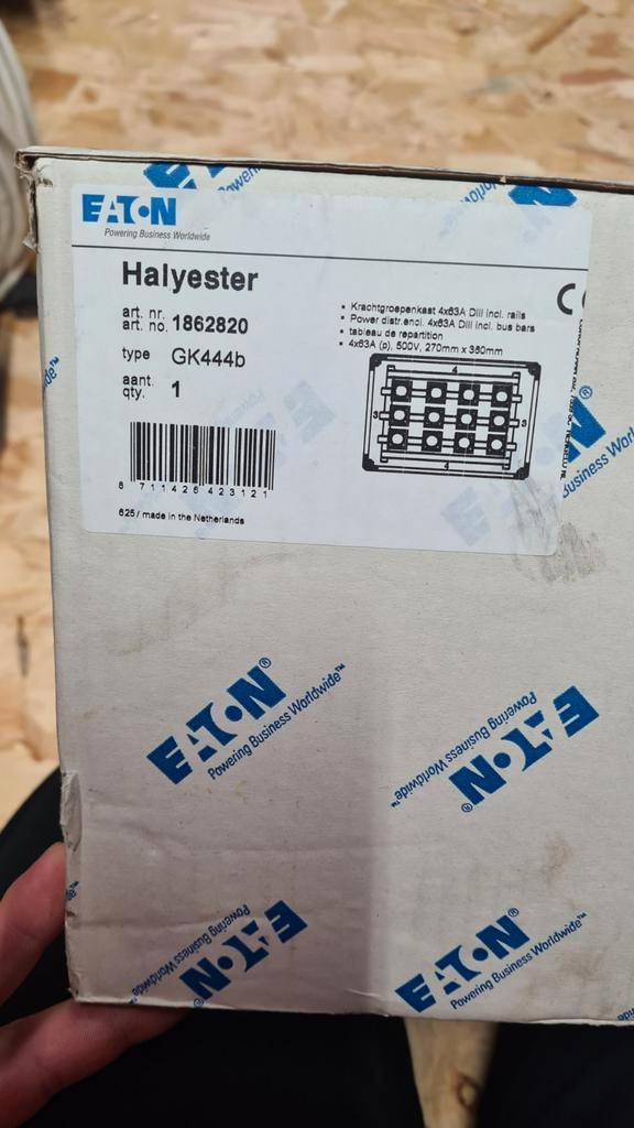 Eaton Halyester GK444b Verdeelkast, Doe-het-zelf en Verbouw, Elektra en Kabels, Nieuw, Overige typen, Ophalen of Verzenden