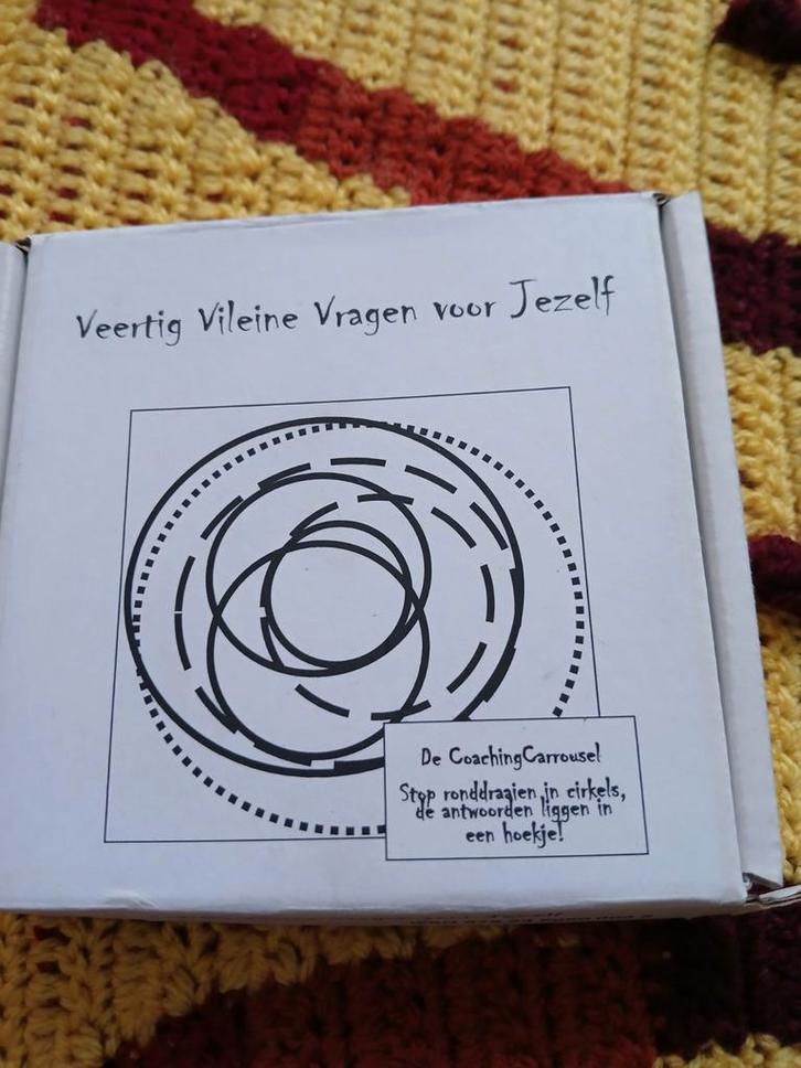 Veertig Vileine Vragen voor Jezelf - Coaching Carrousel, Boeken, Advies, Hulp en Training, Zo goed als nieuw, Ophalen of Verzenden