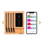 Meater Draadloze Vleesthermometer met 4 sensoren, Tuin en Terras, Barbecue-accessoires, Ophalen of Verzenden, Zo goed als nieuw