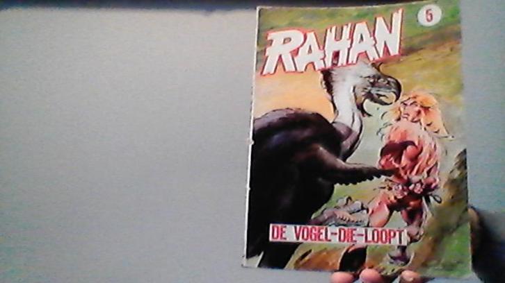 rahan nr 5 de vogel- die-loopt uitgave panda eerste druk1980, Boeken, Stripboeken, Zo goed als nieuw, Eén stripboek, Ophalen of Verzenden