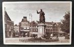 Haarlem, Groote Markt met standbeeld Laurens Coster (1933), Ophalen of Verzenden, 1920 tot 1940, Gelopen, Noord-Holland