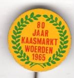 Speldje 80 JAAR KAASMARKT WOERDEN 1965 (A8), Verzamelen, Verzenden, Gebruikt, Overige onderwerpen