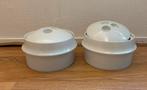 Langenthal Suisse vintage 2 witte dekschalen 70-er jaren, Ophalen, Overige stijlen, Porselein, Schaal of Schalen