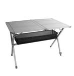 Roltafel Aluminium 140 x 80 x 70 cm (l x b x h)., Campingtafel, Www.kampeerkoopje.nl, Info@kampeerkoopje.nl, Nieuw