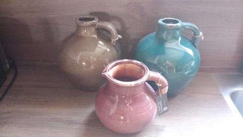Riversale kruiken, Huis en Inrichting, Woonaccessoires | Vazen, Zo goed als nieuw, Blauw, Minder dan 50 cm, Aardewerk of Porselein