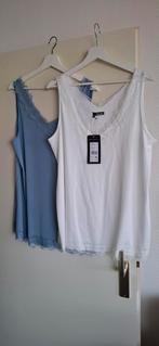 Hemdjes 2 stuks, Kleding | Dames, Ophalen of Verzenden, Nieuw, Blauw, Korte mouw