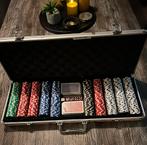 Poker set compleet in aluminium koffer, Hobby en Vrije tijd, Gezelschapsspellen | Kaartspellen, Ophalen of Verzenden, Zo goed als nieuw