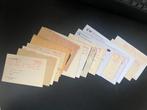 Verzameling oude rood frankeringen, kijk!, Verzenden, Briefkaart