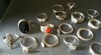 Lotje zilveren ringen, Antiek en Kunst, Verzenden