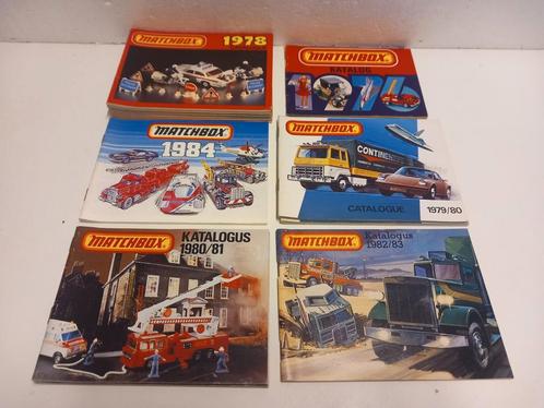 Matchbox catalogussen div jaartallen 5 EUROp.s  3INCH, Hobby en Vrije tijd, Overige Hobby en Vrije tijd, Zo goed als nieuw, Ophalen of Verzenden