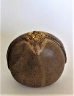 Vintage keramiek vaasje met opening met bolletjes JH (7706), Ophalen, Overige kleuren, Aardewerk of Porselein, Zo goed als nieuw