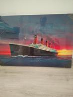 Nieuwe Canvas Titanic met verlichting., Verzamelen, Scheepvaart, Ophalen, Nieuw, Motorboot, Kaart, Foto of Prent
