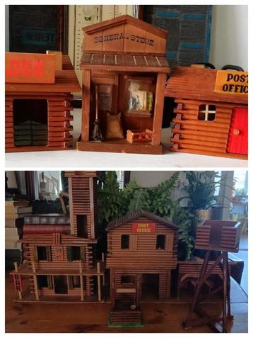 General Store diorama - saloon - Post office - western '70 beschikbaar voor biedingen