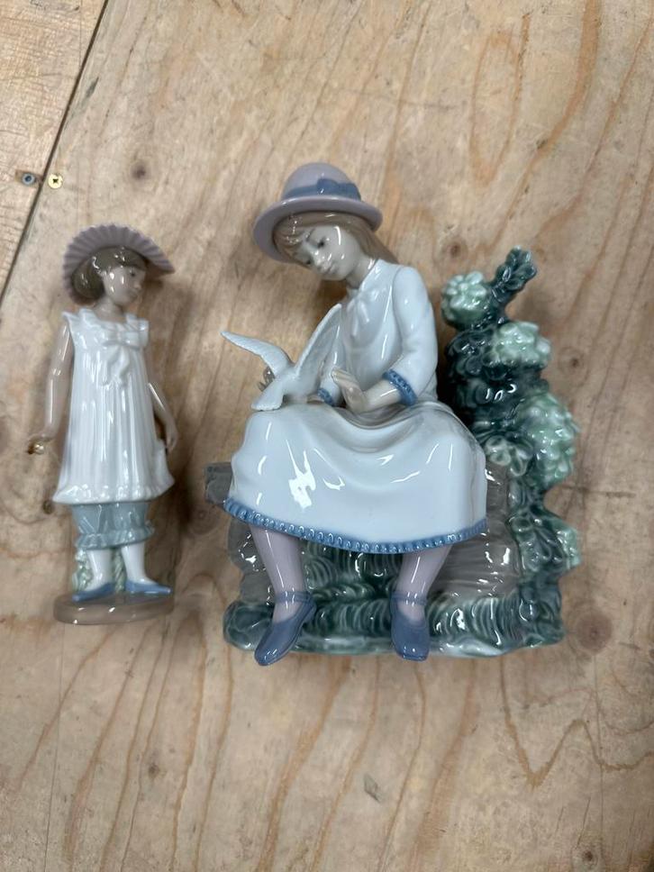 Keramiek Beeld Moeder en Meisje - Perfecte Staat, Antiek en Kunst, Kunst | Beelden en Houtsnijwerken, Ophalen of Verzenden