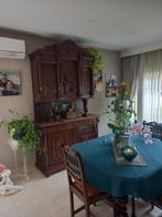 Antieke Mechelse Eetkamer - Hoge & Lage Kast, Tafel, Spiegel, Ophalen of Verzenden