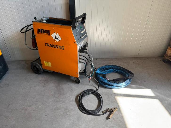 Rehm Tig lasapparaat dc, Doe-het-zelf en Verbouw, Gereedschap | Lasapparaten, Zo goed als nieuw, Tig, 150 tot 250 ampère, Ophalen