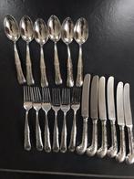 Verzilverd bestek Biedermeier Pako 12 personen, Antiek en Kunst, Antiek | Bestek, Ophalen of Verzenden