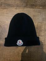 Zwarte Moncler Muts, Ophalen of Verzenden, Zo goed als nieuw, One size fits all, Hoed