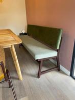 eetkamerbank stalen onderstel stof naar wens, Strak modern, Minder dan 75 cm, 150 tot 200 cm, Nieuw