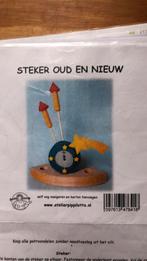 Vilt Kerst oud en nieuw stekers patroon, Ophalen of Verzenden, Gebruikt, Boek of Patroon