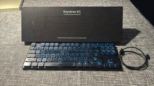 Keychron K1 toetsenbord, Computers en Software, Toetsenborden, Zo goed als nieuw, Qwerty, Draadloos, Gaming toetsenbord, Ophalen of Verzenden