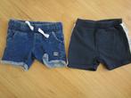 Babyblue + Newborn - twee stoere korte broekjes maat 68, Kinderen en Baby's, Babykleding | Maat 68, Broekje, Baby Blue Newborn