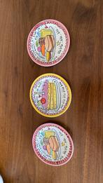 Blond Amsterdam 3 petit four/ gebaksbordjes, Blond Amsterdam, Ophalen of Verzenden, Zo goed als nieuw, Bord(en)