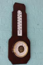 Art Deco barometer en thermometer, Audio, Tv en Foto, Weerstations en Barometers, Ophalen, Gebruikt, Weerstation