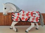 Schleich deken paddestoelen, Ophalen of Verzenden, Zo goed als nieuw, Paard, Beeldje of Figuurtje