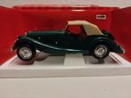 Morgan softtop British Racing green Polistil metal 1:16 KRD, Hobby en Vrije tijd, Modelauto's | 1:18, Ophalen of Verzenden, Zo goed als nieuw